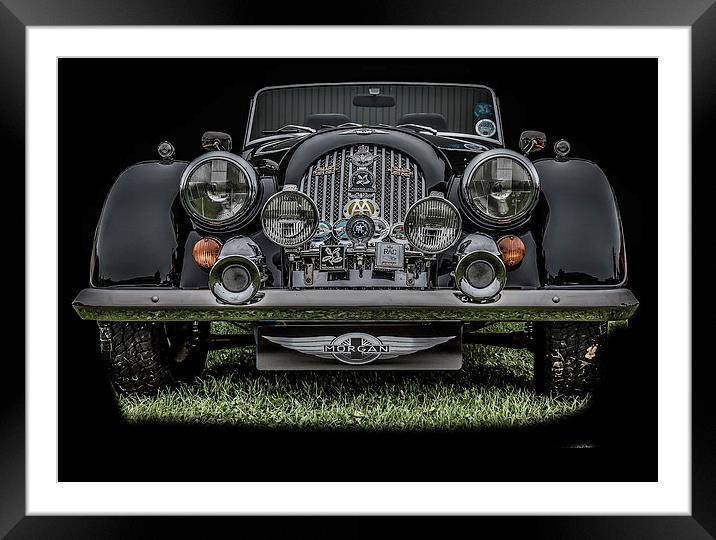 The Morgan Sports Car Framed Mounted Print by Dave Hudspeth Landscape Photography