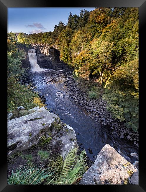 High Force Waterfall Framed Print by Dave Hudspeth Landscape Photography