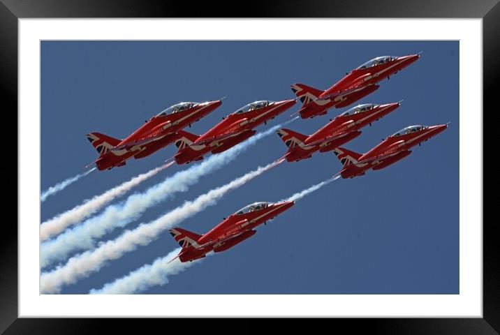 Red Arrows  Framed Mounted Print by Jon Fixter