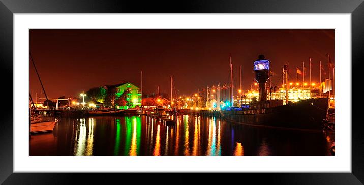  Spurn point Lightship in Hull docks Framed Mounted Print by Jon Fixter