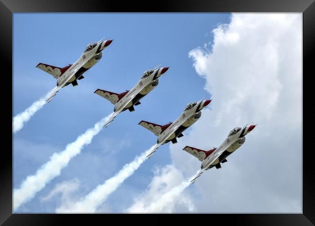 Four Thunderbirds Framed Print by Jon Fixter