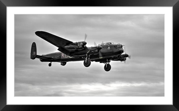 Lancaster Landing  Framed Mounted Print by Jon Fixter