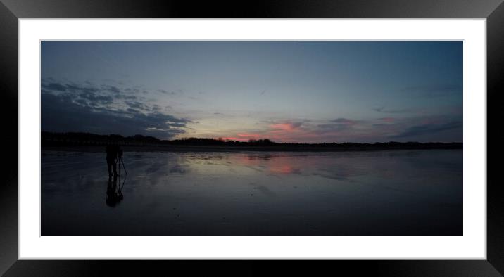 Taking the sunset  Framed Mounted Print by Jon Fixter
