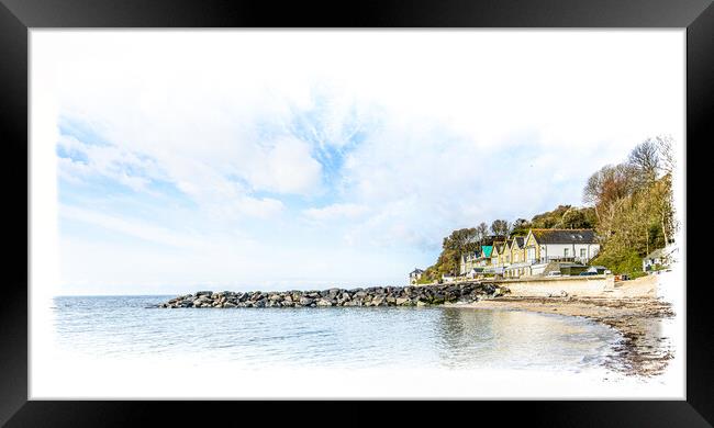 Bay view house defences Framed Print by Ian Johnston  LRPS