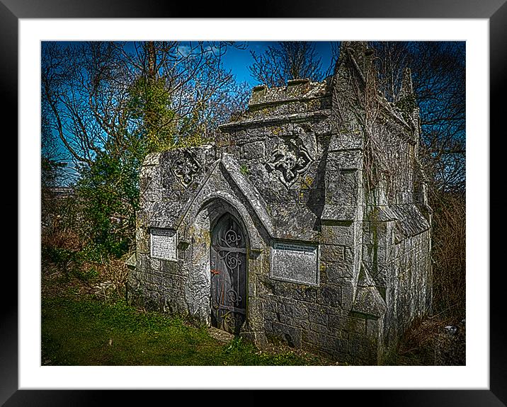 The Old Graveyard Framed Mounted Print by Ian Johnston  LRPS