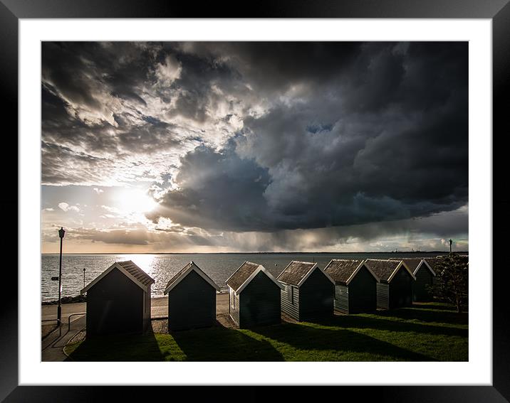 Watching the Approaching Storm Framed Mounted Print by Ian Johnston  LRPS