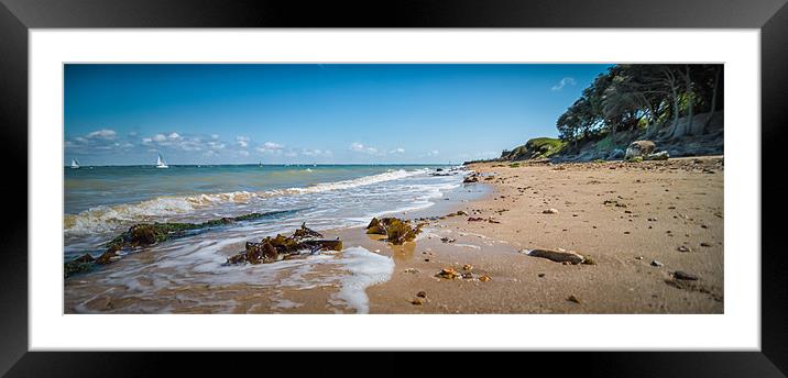 Wide and low surf line Framed Mounted Print by Ian Johnston  LRPS