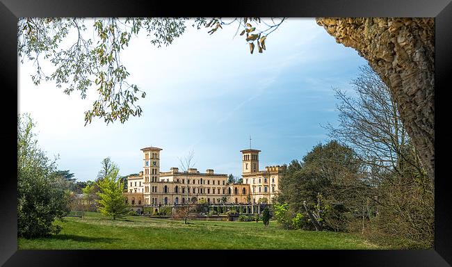 Osborne House on the Island Framed Print by Ian Johnston  LRPS