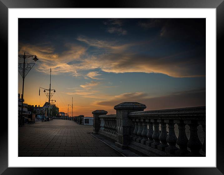 Sunset at the Parade Framed Mounted Print by Ian Johnston  LRPS