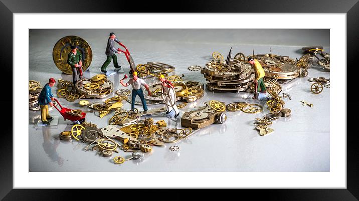  "On the Assembly Line...." Framed Mounted Print by Ian Johnston  LRPS