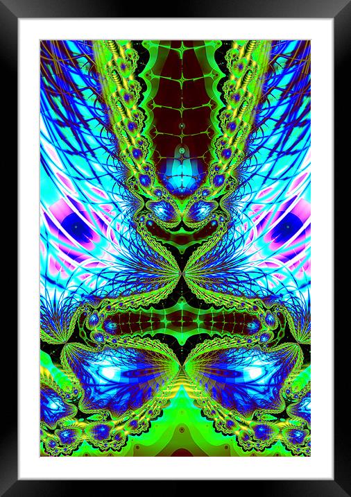 The Alien Framed Mounted Print by iphone Heaven