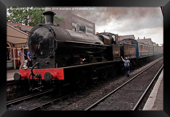 Full steam ahead Framed Print by Paul Scoullar