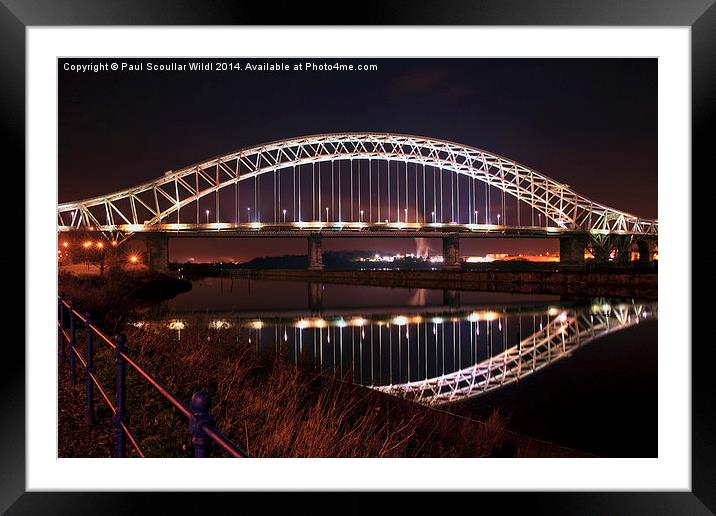  Silver Jubilee Bridge Framed Mounted Print by Paul Scoullar