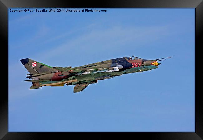  Russian MIG 21 Framed Print by Paul Scoullar