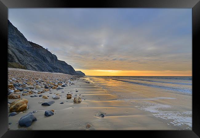 Dorset: Charmouth Beach Framed Print by Rob Parsons