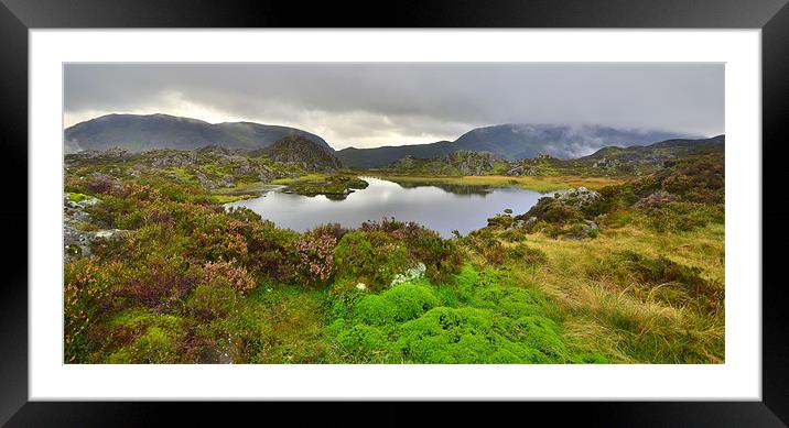 The Lake District: Innominate Tarn Framed Mounted Print by Rob Parsons