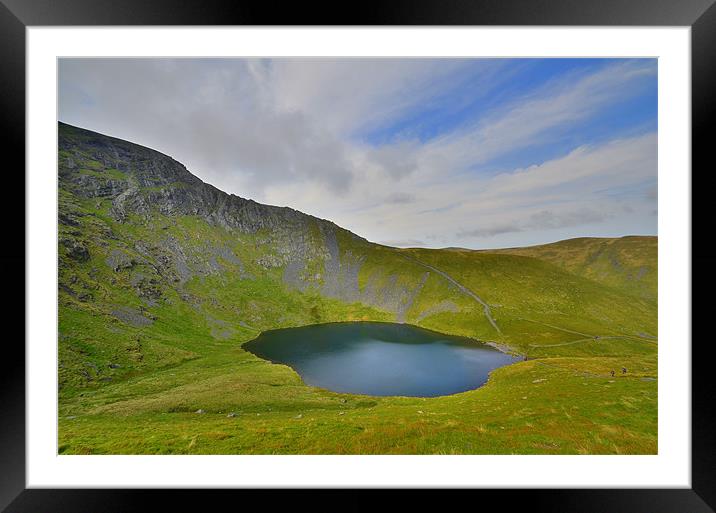 The Lake District: Scales Tarn Framed Mounted Print by Rob Parsons
