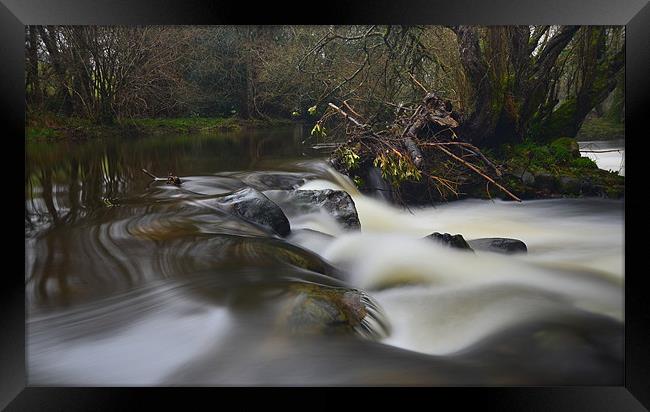 Dartmoor: The River Teign Framed Print by Rob Parsons