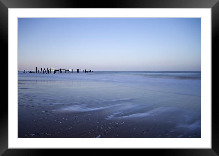 Tidal Flow Framed Mounted Print by Ian Rolfe