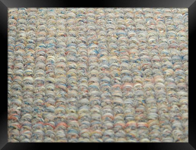 Carpet Framed Print by Marcy Morris