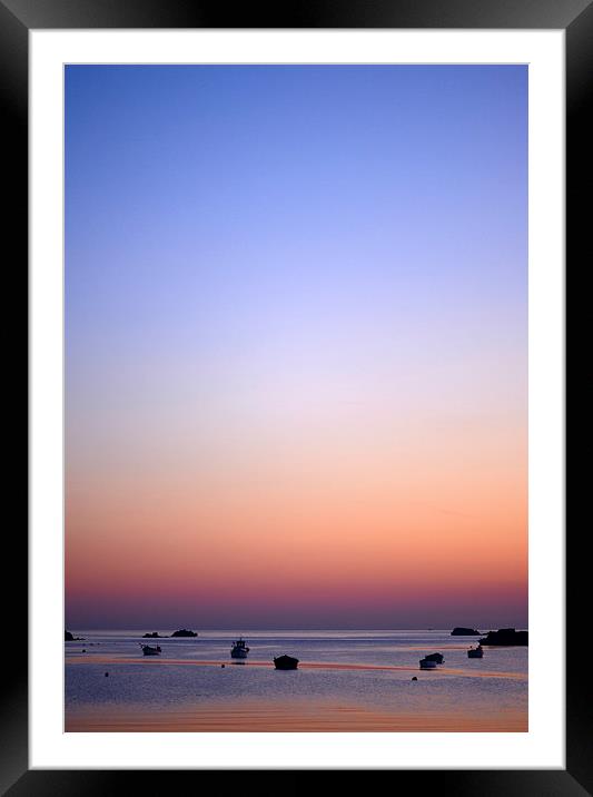 Cobo Bay, Guernsey Framed Mounted Print by Rob Smith