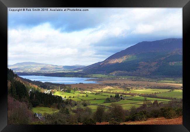  Lake Bassenthwaite in the Lake District, UK Framed Print by Rob Smith
