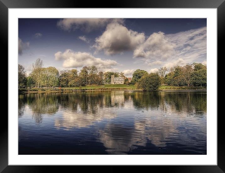 Merton Church Norfolk Framed Mounted Print by Brooks Photography