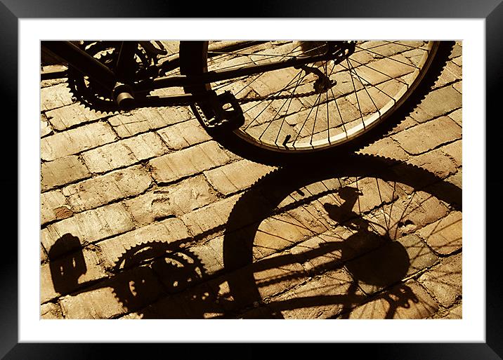 Bike Bits Framed Mounted Print by Mary Lane