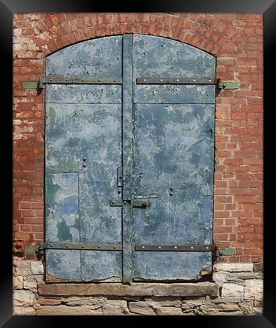Old Door Framed Print by Mary Lane