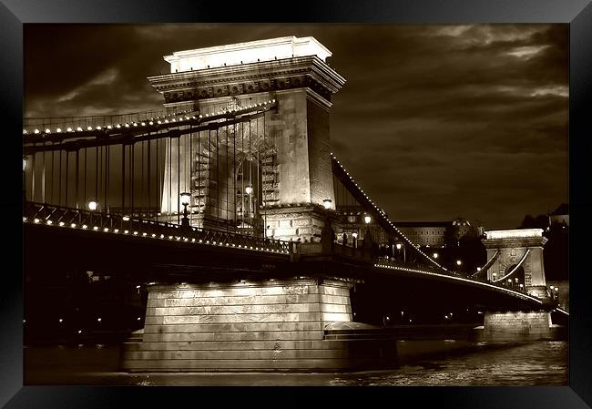Budapest Nights Framed Print by Mary Lane