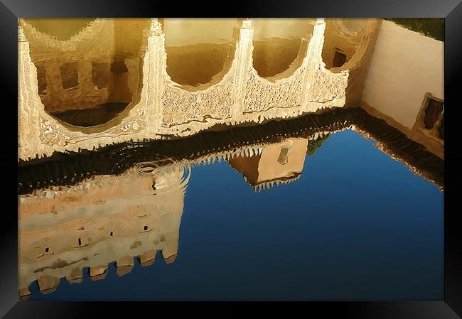 Alhambra Pool Framed Print by Mary Lane