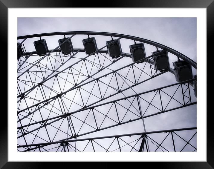 Manchester Eye Framed Mounted Print by Mary Lane