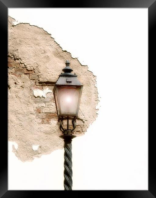 Lamp Framed Print by Mary Lane