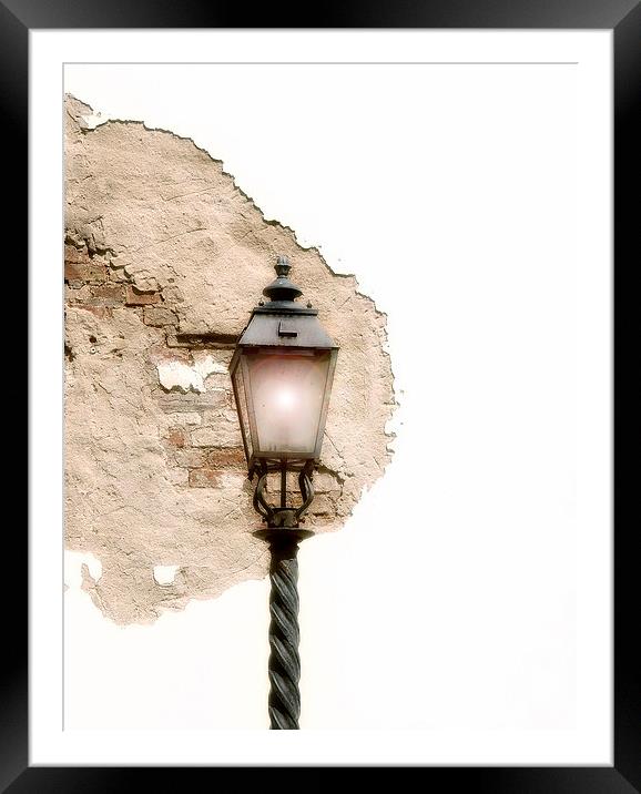 Lamp Framed Mounted Print by Mary Lane