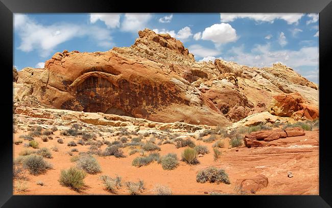 Valley of Fire Framed Print by Mary Lane