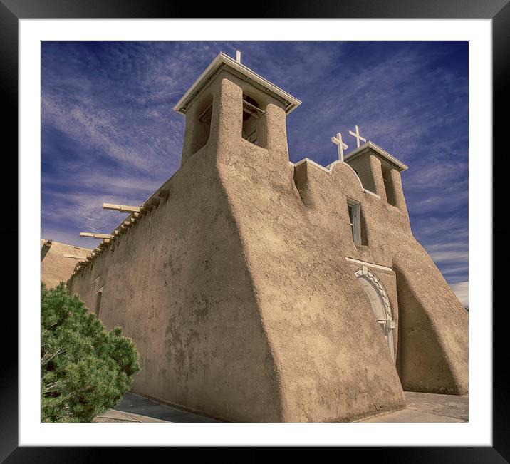 Rancho de Taos Framed Mounted Print by Mary Lane