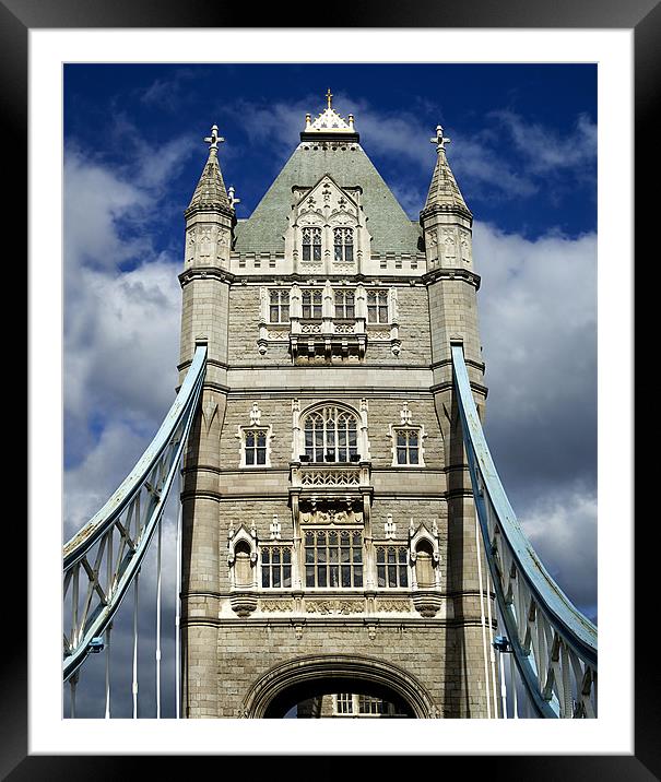 Tower Bridge Framed Mounted Print by Mary Lane