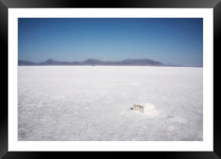 Salt Flats Framed Mounted Print by Mary Lane
