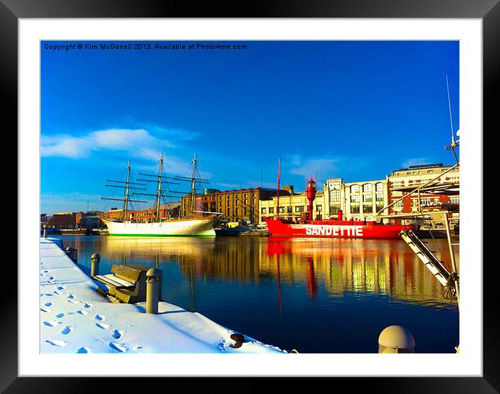 Dunkirk Marina Framed Mounted Print by Kim McDonell