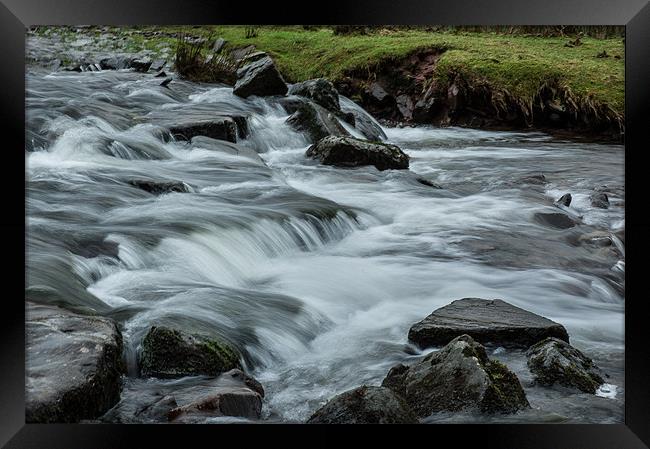 Stream Framed Print by lee wilce