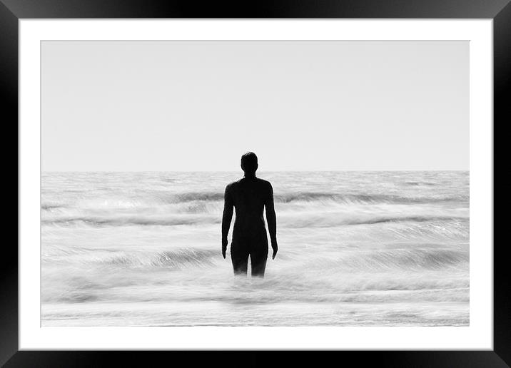 Alone at Sea Framed Mounted Print by Phillip Orr