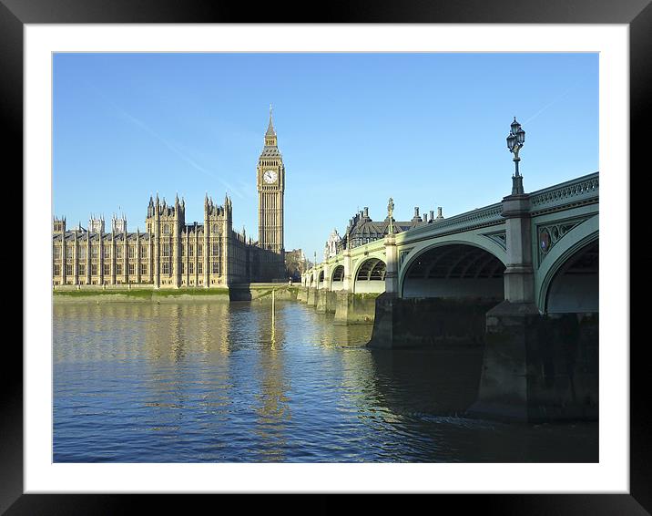 Houses of Parliament Framed Mounted Print by Mark Jefferson