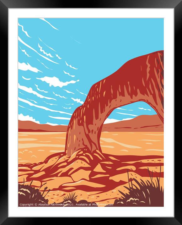 Basin and Range National Monument in Remote Undeveloped Mountains and Valleys in Lincoln and Nye Counties Nevada WPA Poster Art Framed Mounted Print by Aloysius Patrimonio