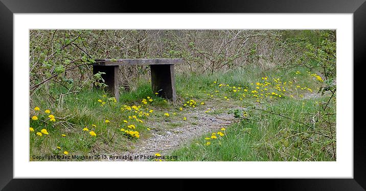 A place to rest Framed Mounted Print by Jez Mouncer