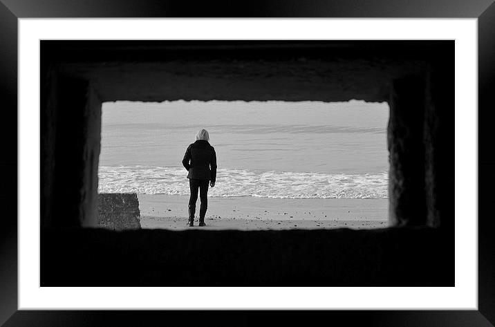 A womens view. Framed Mounted Print by  