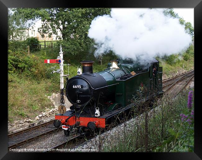 GWR Steam Framed Print by Mike Streeter