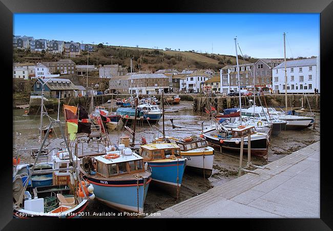 Mevagissey Harbour Framed Print by Mike Streeter