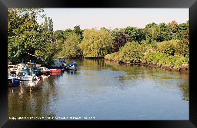 Riverside Reflections 2 Framed Print by Mike Streeter