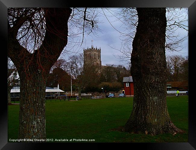 Christchurch Priory Framed Print by Mike Streeter