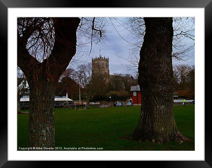 Christchurch Priory Framed Mounted Print by Mike Streeter